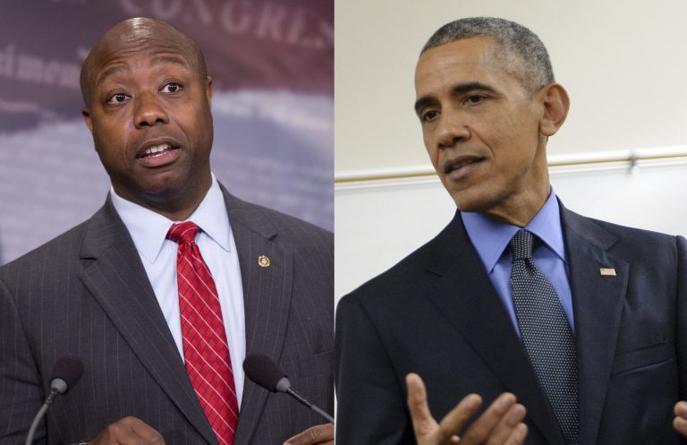 Sen. Tim Scott is using a classic Christmas poem to bring awareness to Guantanamo Bay transfers. (AP Photos)
