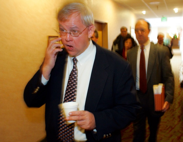 Scot Beckenbaugh, FMCS's deputy director, had his duty station listed as Iowa for five years while he lived in D.C., with FMCS paying his apartment rent. He still files taxes in Iowa. (AP/Jack Dempsey)
