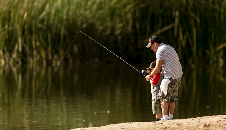 Anglers are enthusiastically supporting ongoing efforts to improve their harvest data using a variety of new technologies and reporting requirements. (AP Photo/Damian Dovarganes)