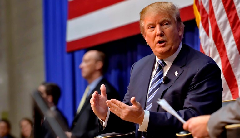 Trump was the star of last year's retreat, which took place in Philadelphia just days after the inauguration. (AP Photo/Richard Shiro)