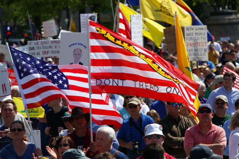 According to a new Gallup poll, just 17 percent of American adults say they are currently Tea Party supporters. (Win McNamee/Getty Images)