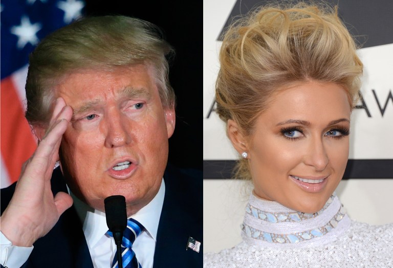 Kevin Williamson says the case for Trump is indistinguishable from the case for Paris Hilton, who seems to be a marginally more savvy business operator. (AP Photos)