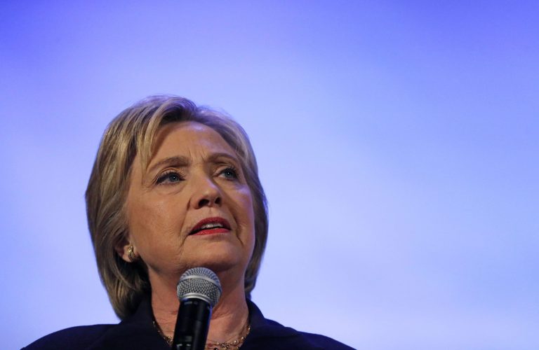 Clinton has said she's confident that the FBI probe won't yield an unfavorable result for her and her aides. (AP Photo/Gerald Herbert)