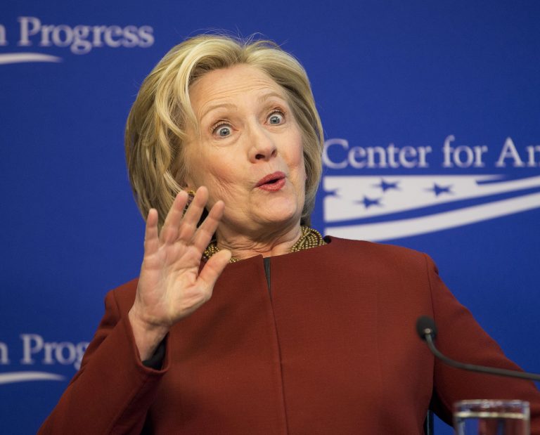 Clinton, the heavily favored Democratic presidential nominee, leads a RealClearPolitics average of polls by nearly 50 percentage points. (AP Photo)