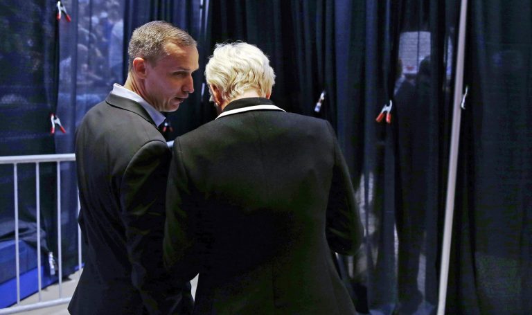 Baumgardner (right) insisted in a CNN interview that she isn't qualified to comment on details of Trump's campaign. (AP Photo/Charles Krupa)