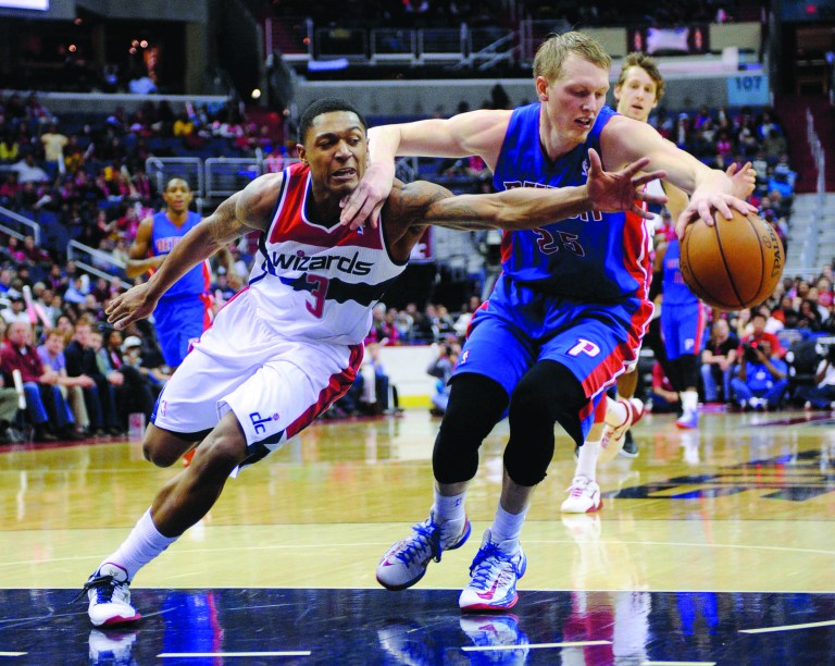 Nick Wass/AP
Bradley Beal is shooting only 35.5 percent from the field and 28.4 percent from behind the 3-point line in his rookie season.