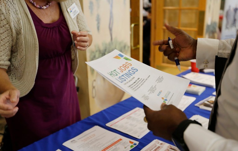 The Bureau of Labor Statistics that produces the monthly jobs report is at risk of making mistakes or being forced to delay its reporting due to a lack of funding. (AP Photo/Lynne Sladky, File)