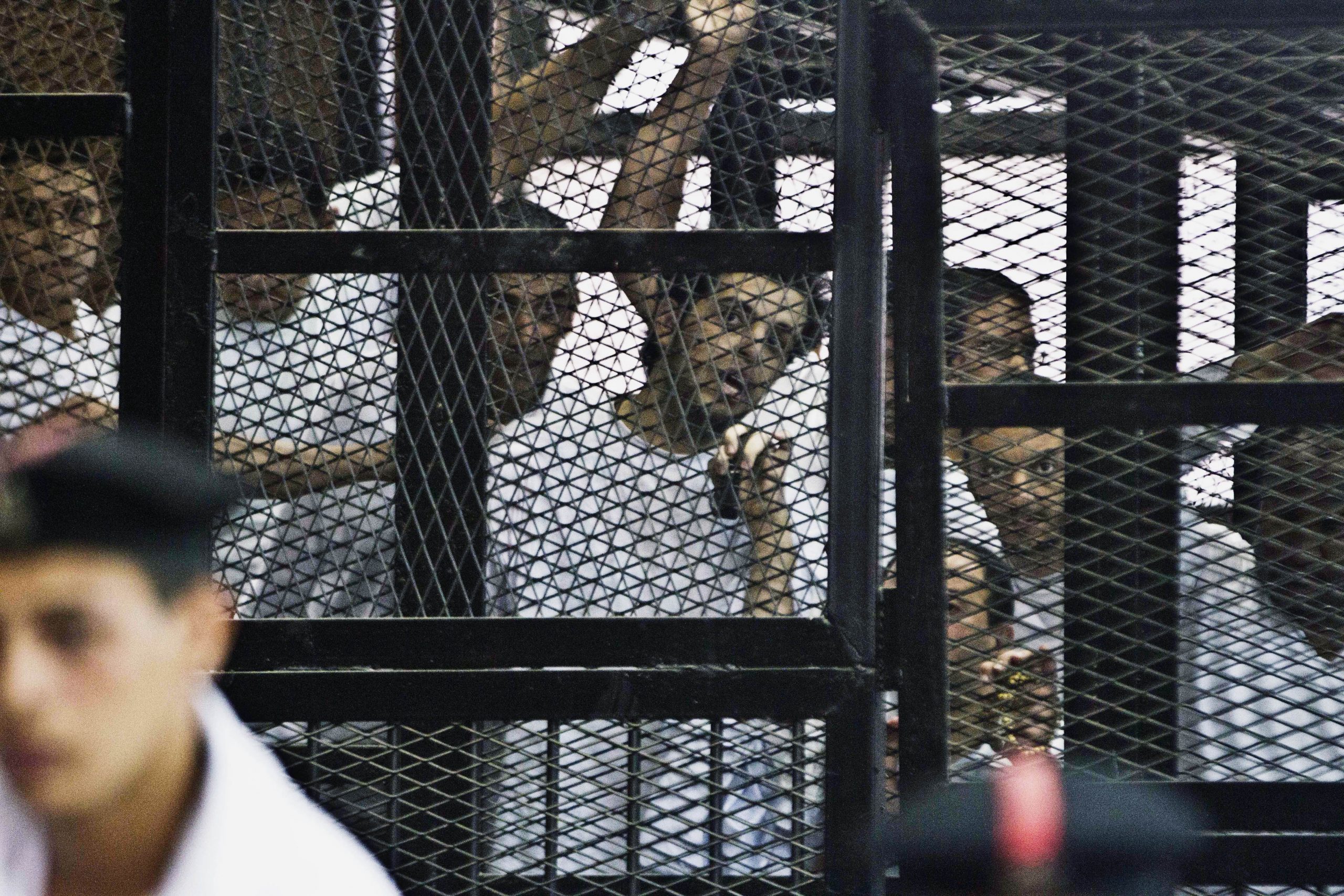 Hunger-striking Al-Jazeera reporter attends court