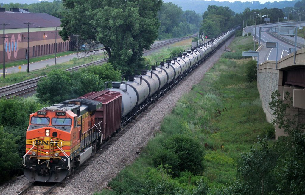 Dozens of oil trains pass through Minnesota weekly