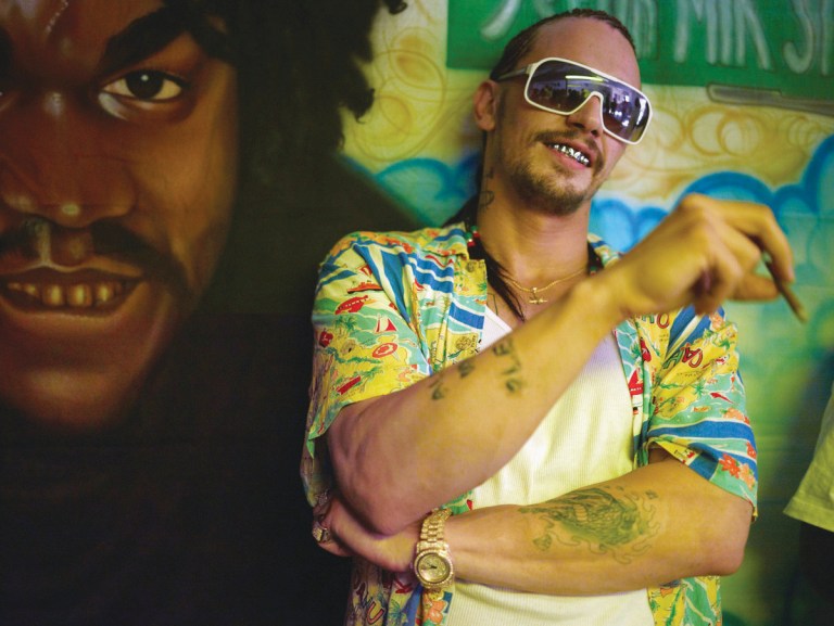 This film image released by A24 Films shows James Franco in a scene from 