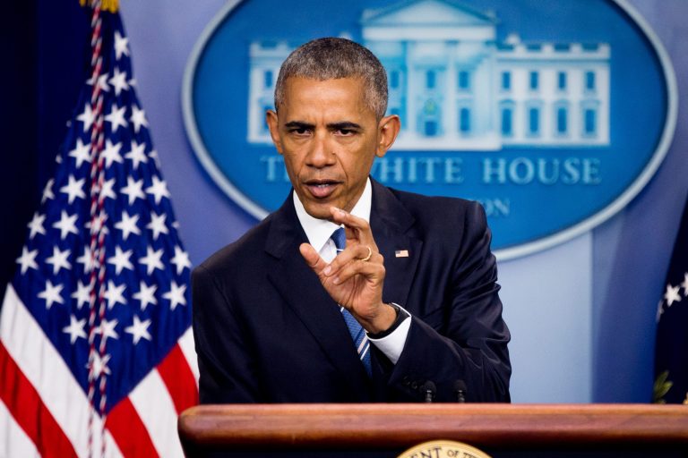 Former President Barack Obama's administration named the bulk of members on the Justice Department's deportation appeals board. (AP Photo/Andrew Harnik)