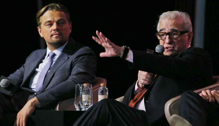 Actor Leonardo DiCaprio is teaming up again with director Martin Scorsese to tell the story of President Teddy Roosevelt's life in an upcoming film, according to a report. (AP Photo/Kin Cheung)
