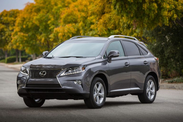 This product image provided by Toyota shows the 2015 Lexus RX 350. (AP Photo/Toyota)