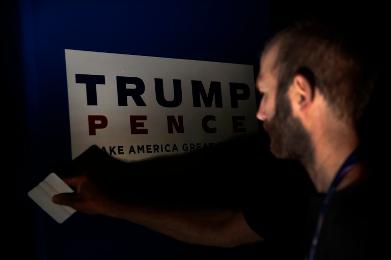 Trump supporters and others at the Republican National Convention in Cleveland speak up on what percentage of the popular vote they think Trump will get in November. (Andrew Harrer/Bloomberg)