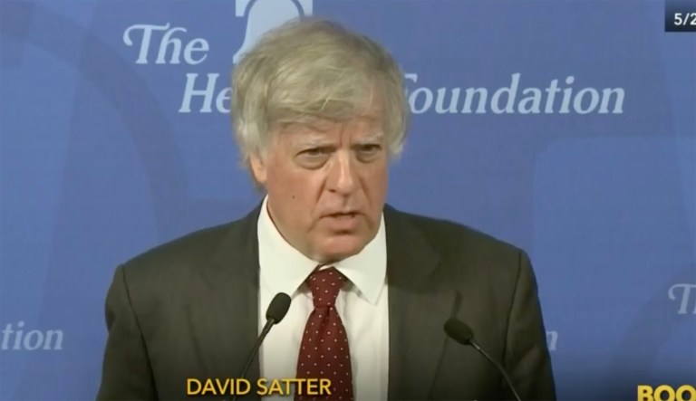 David Satter, a well-known journalist and expert on Russia, claimed he was one of the many targets of Russian email hacking during the 2016 election. (Screenshot/C-SPAN)