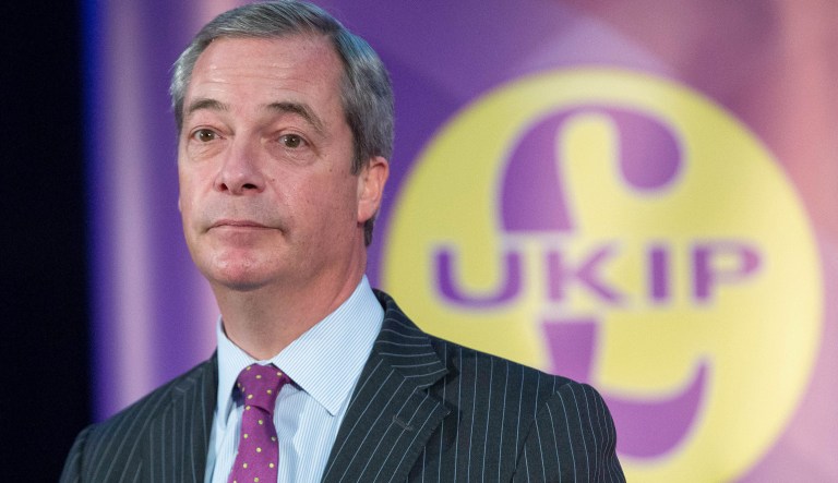 Nigel Farage, the leader of the Brexit movement, has been named a 