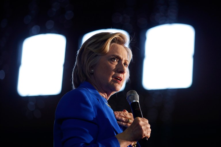 —œHillary is the embodiment of corruption and therefore the death of the republic,—£ said author and political commentator Mark Steyn. (Luke Sharrett/Bloomberg)