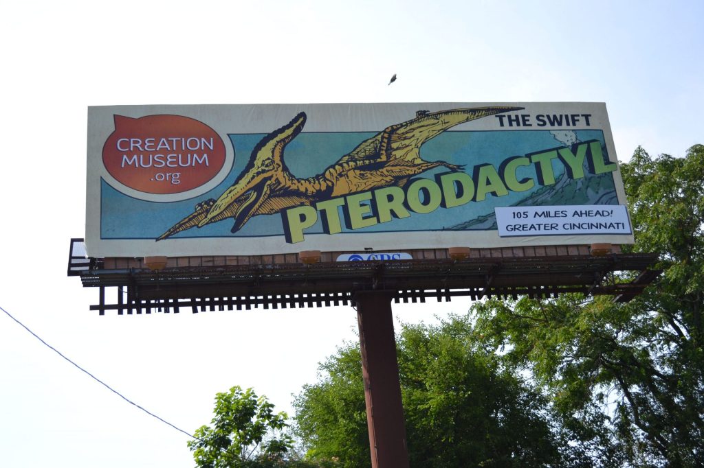 Ky. biblical museum ad campaign features dinosaurs