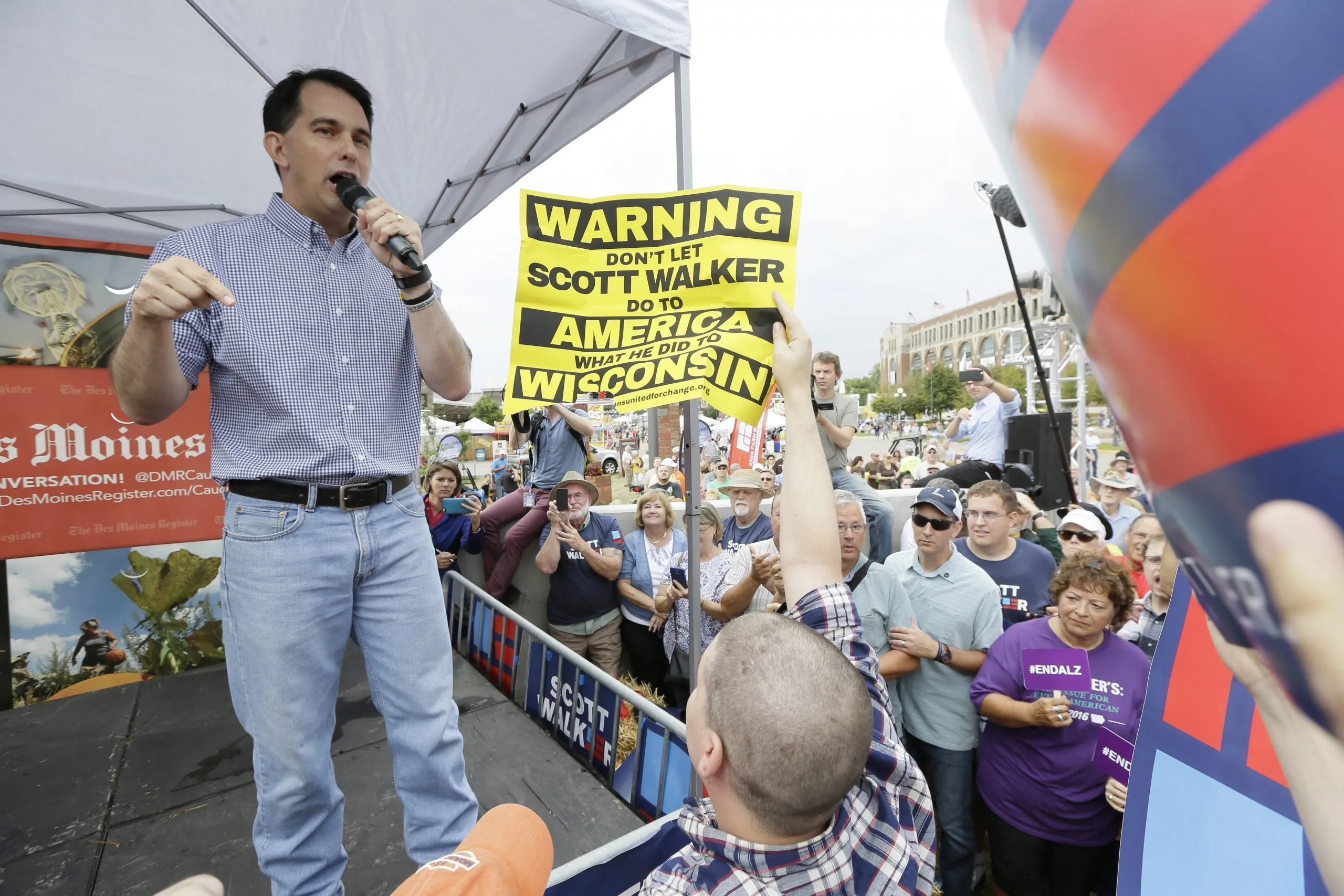 Walker blasts ‘inflammatory’ comment that he’s ‘tightening the noose’