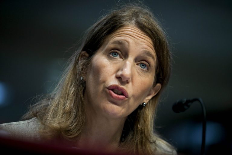Health and Human Services Director Sylvia Mathews Burwell testifies on Capitol Hill, Thursday, April 23, 2015, before the Senate Appropriations Committee, on the proposed budget estimates and justification for the department. (Graeme Jennings/Examiner)