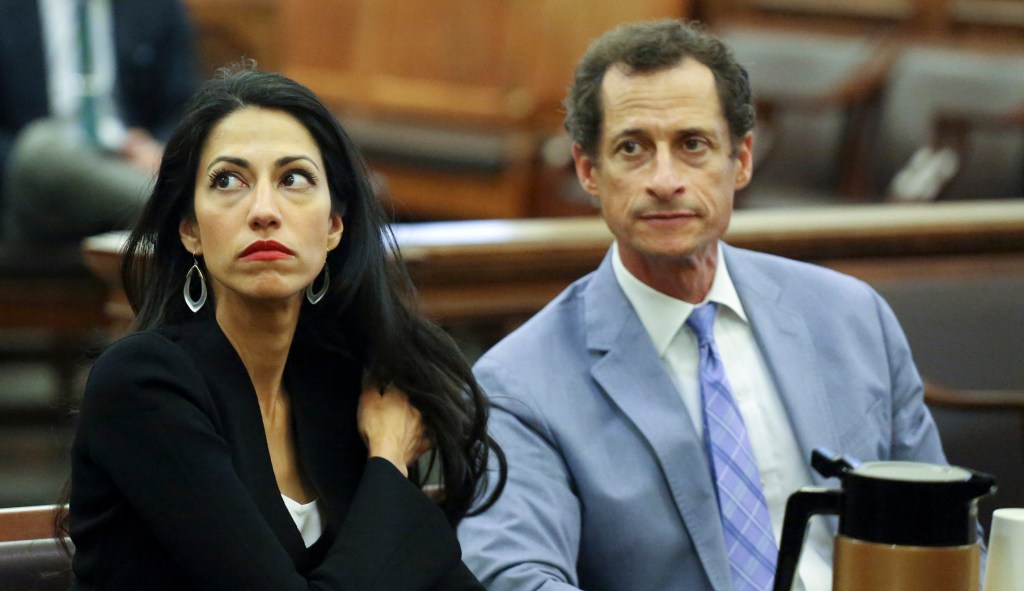 Anthony Weiner to be sentenced Monday for sexting a minor