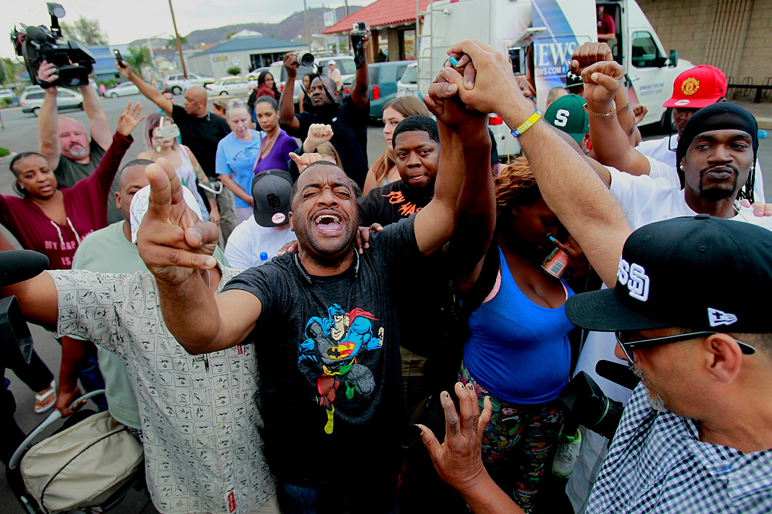 Protests in San Diego after police shoot mentally ill black man