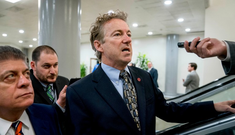 Sen. Rand Paul, R-Ky., said that questions about President Trump's health were about 