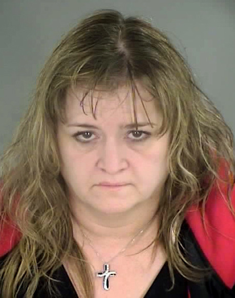 This undated photo provided by the Henrico County Sheriff's Office shows Leslie Hope Casterlow, who is one of three people facing charges in connection with the death of Virginia reserve police officer Kevin Wayne Quick. Quick was reported missing Feb. 1 after he failed to show up at his girlfriend's house the night before.  (AP Photo/Henrico County Sheriff's Office)