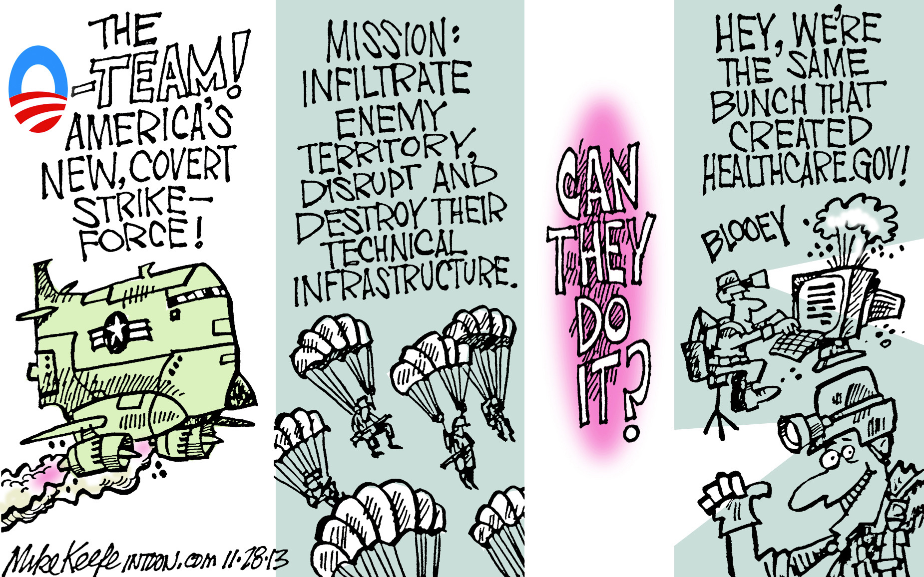 Editorial cartoon: The O-Team