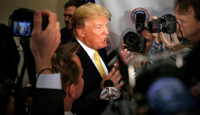 Reports that Trump inappropriately shared classified intelligence with Russian officials could sting if the president doesn't dramatically change course. (AP Photo/Jim Cole)