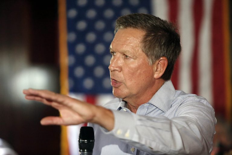 Kasich defended his decision to expand Medicaid in Ohio on the grounds of compassion. (AP Photo/Jim Cole)