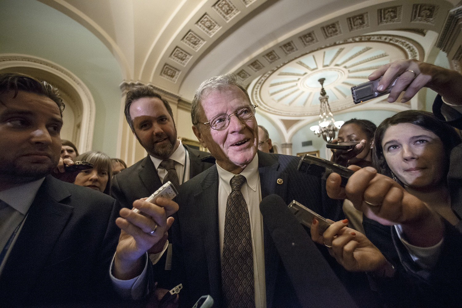 Inhofe: ‘Un-brainwash’ your children on global warming