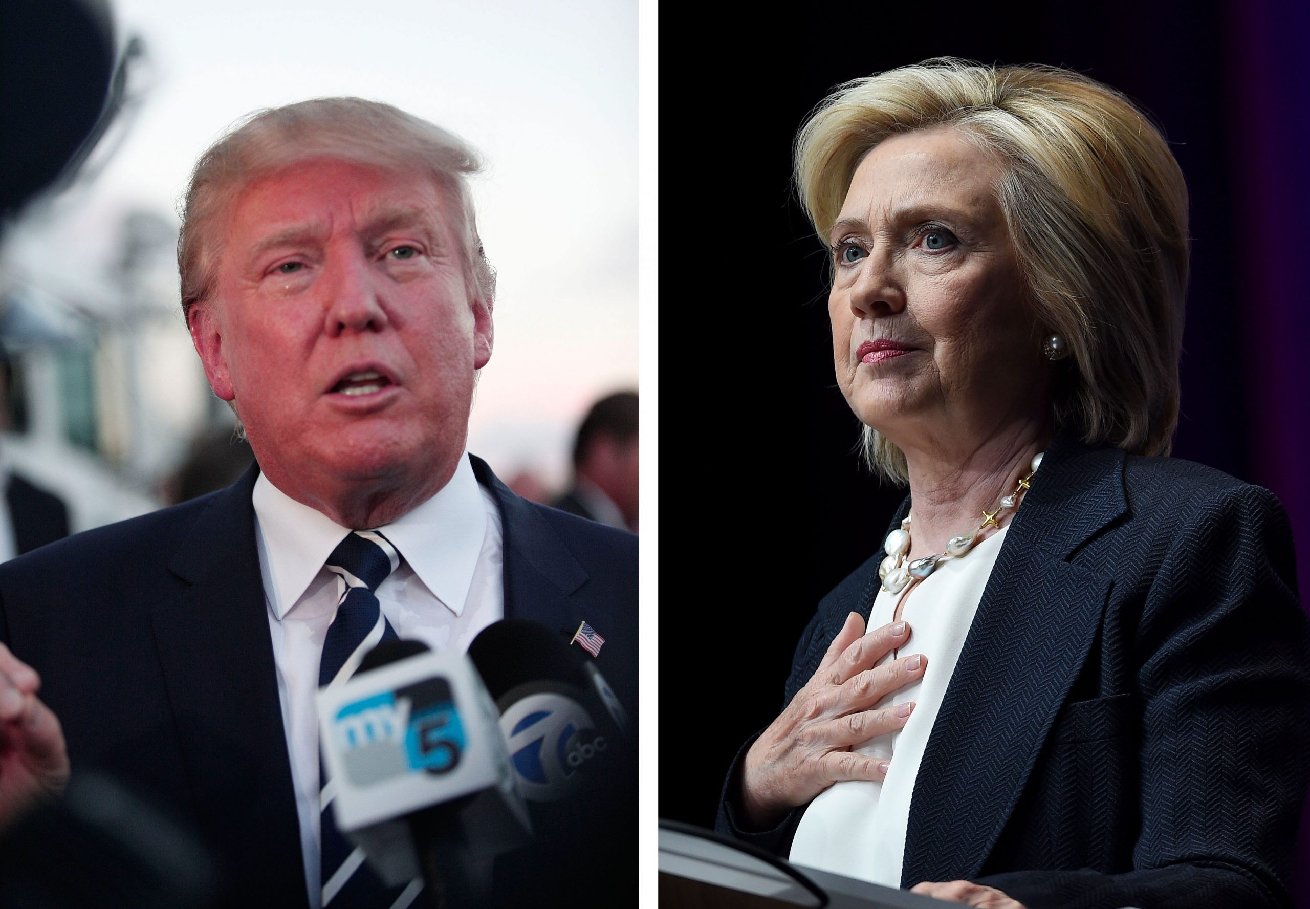 Donald Trump and Hillary Clinton: Incapable of embarrassment