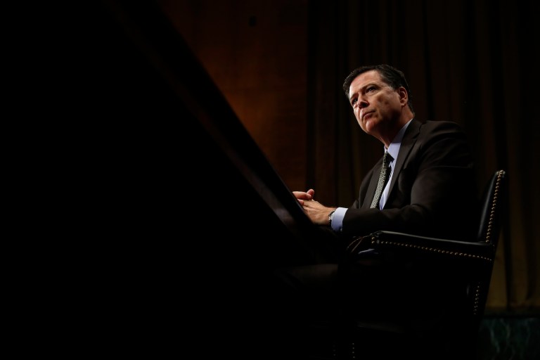 Before officially joining the Justice Department, Rod Rosenstein met with President Trump to discuss his concerns regarding Comey's leadership decisions. (AP Photo/Carolyn Kaster)