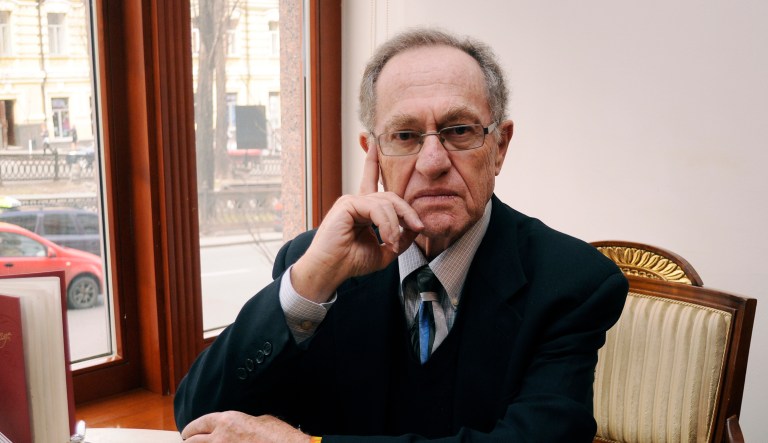 Alan Dershowitz, a professor at Harvard Law School poses for a picture at a hotel  in Kiev, Ukraine, Monday, April 11, 2011.  Dershowitz intends to use his evidence-busting skills to defend a former Ukrainian president Leonid Kuchma, accused in the murder of an investigative journalist more than 10 years ago.