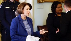Amy Klobuchar wins a winnerless night in Iowa