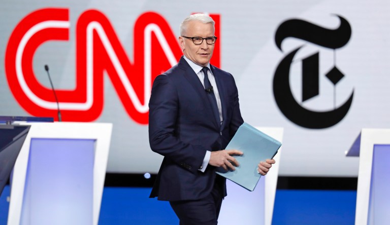 ‘I am a dad’: Anderson Cooper announces birth of son on CNN
