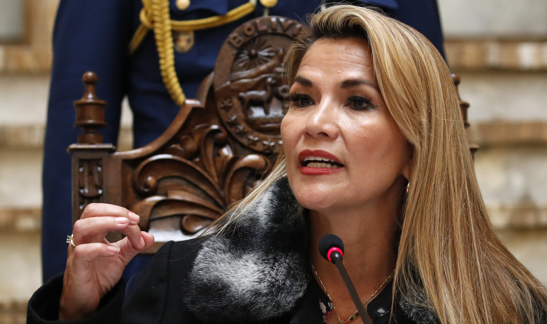 Bolivia’s interim president tests positive for coronavirus