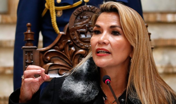 Bolivia’s interim president tests positive for coronavirus