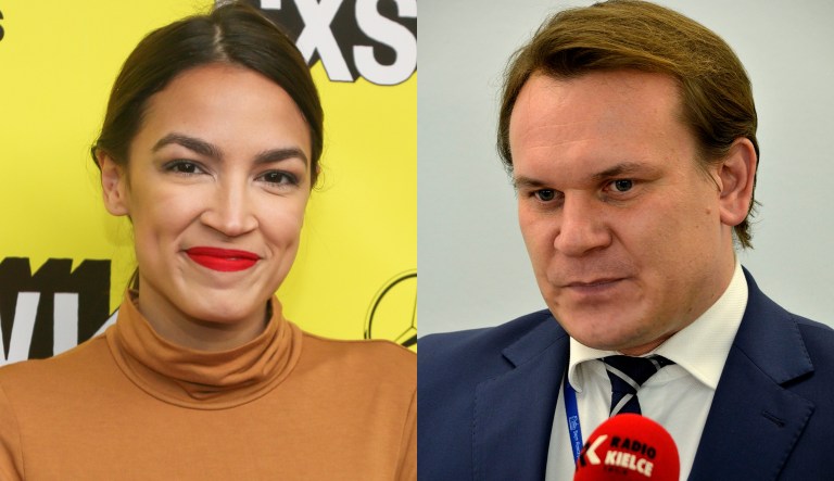 Alexandria Ocasio-Cortez and Dominik TarczyÅski