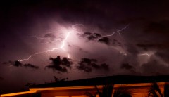 Florida motorcyclist died from electrocution and burns in lightning strike