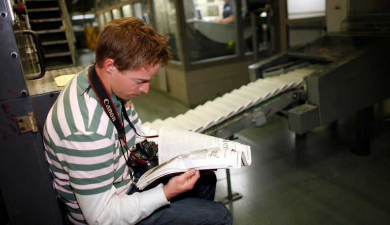 NYT executive editor: I think most local newspapers will die within 5 years Photo intern Brian Lehman looks over the final edition of the Rocky Mountain News as it comes off the presses in the Washington Street Printing Plant of the Denver Newspaper Agency in Denver on Thursday, Feb. 26, 2009. E.W. Scripps Co., owners of the News, which is Colorado's oldest newspaper dating back to 1859, announced on Thursday that the paper will cease publication with the Friday, Feb. 27 edition.