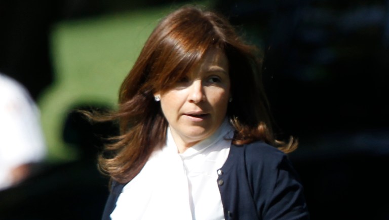 Deputy Chief of Staff Alyssa Mastromonaco walks.