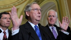 Senate Republicans shrug off primary troubles