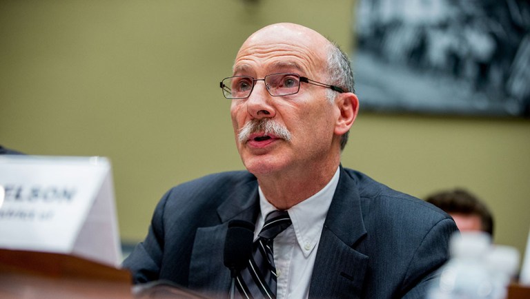 Washington, D.C. City Council Chairman Phil Mendelson testifies on Capitol Hill in Washington, Thursday, May 12, 2016, before a House Oversight Government Operations subcommittee hearing on whether the District of Columbia government truly has the power to spend local tax dollars without approval by Congress. 