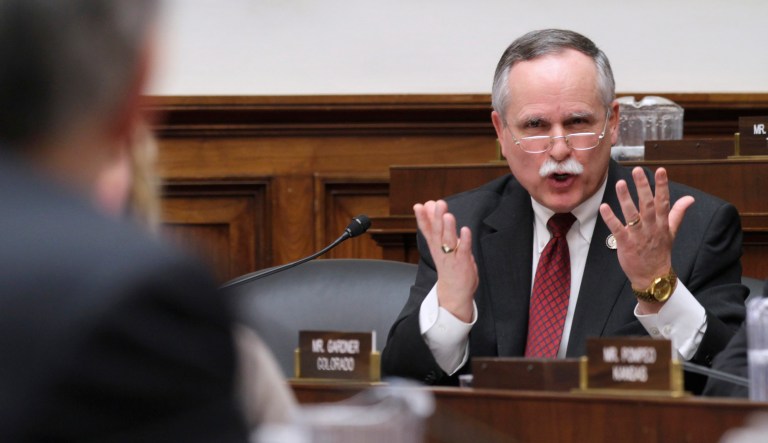 Republican Rep. David McKinley of West Virginia is taking aim at Rep. Alex Mooney in the final stretch of their primary race. 