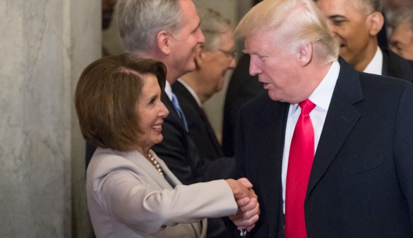 Trump suggests GOP might help Pelosi become speaker: ‘She has earned this great honor!’