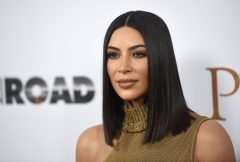 Kim Kardashian seen in New York City sporting all-leather dominatrix outfit