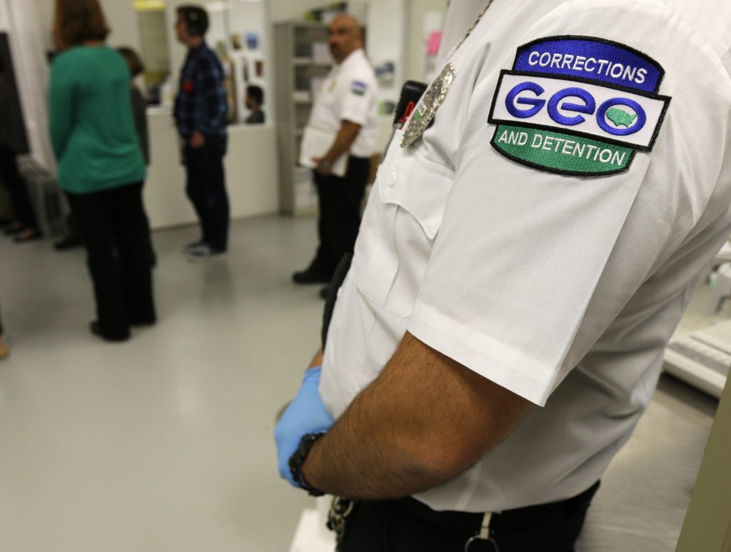 Student activists protest Koch-funded professor for teaching in private prisons