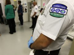 Student activists protest Koch-funded professor for teaching in private prisons